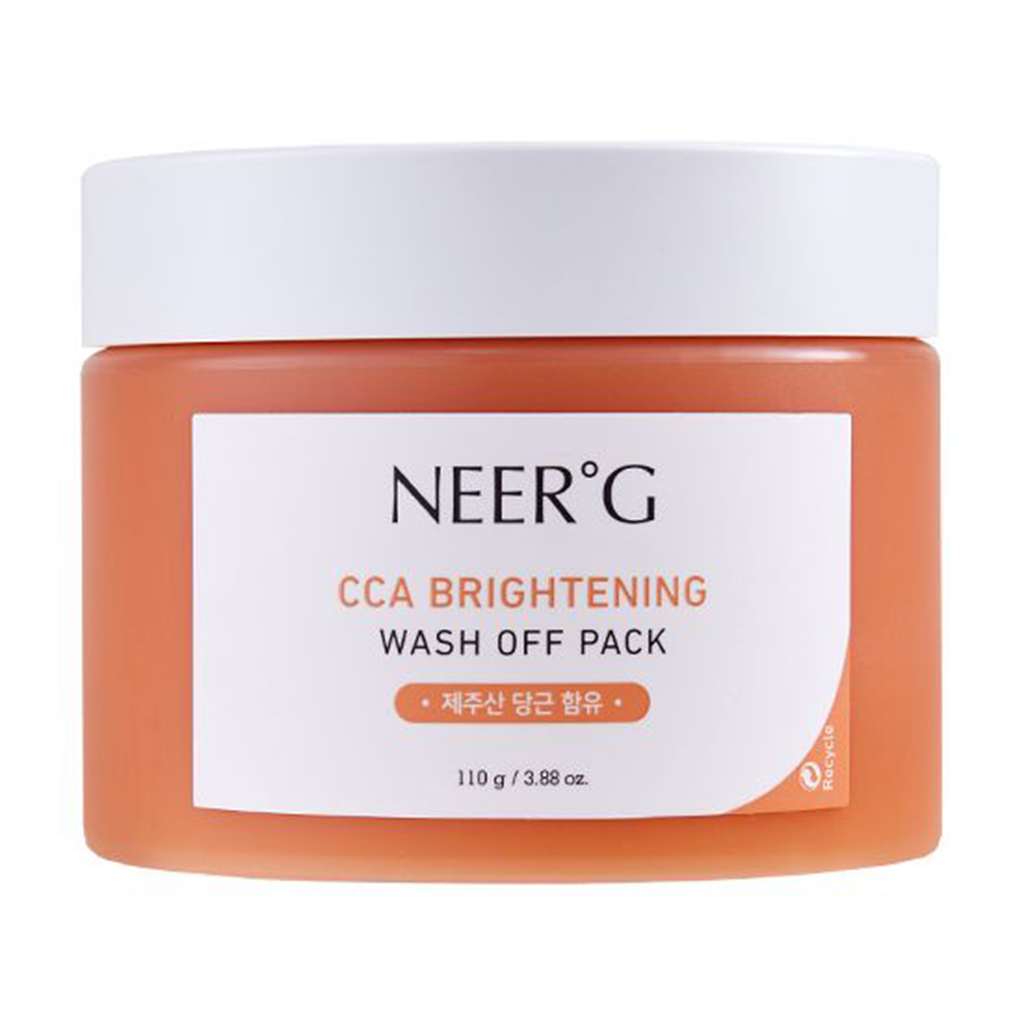 Очищувальна маска для обличчя NEER'G CCA Brightening Wash Off Pack, 110 г